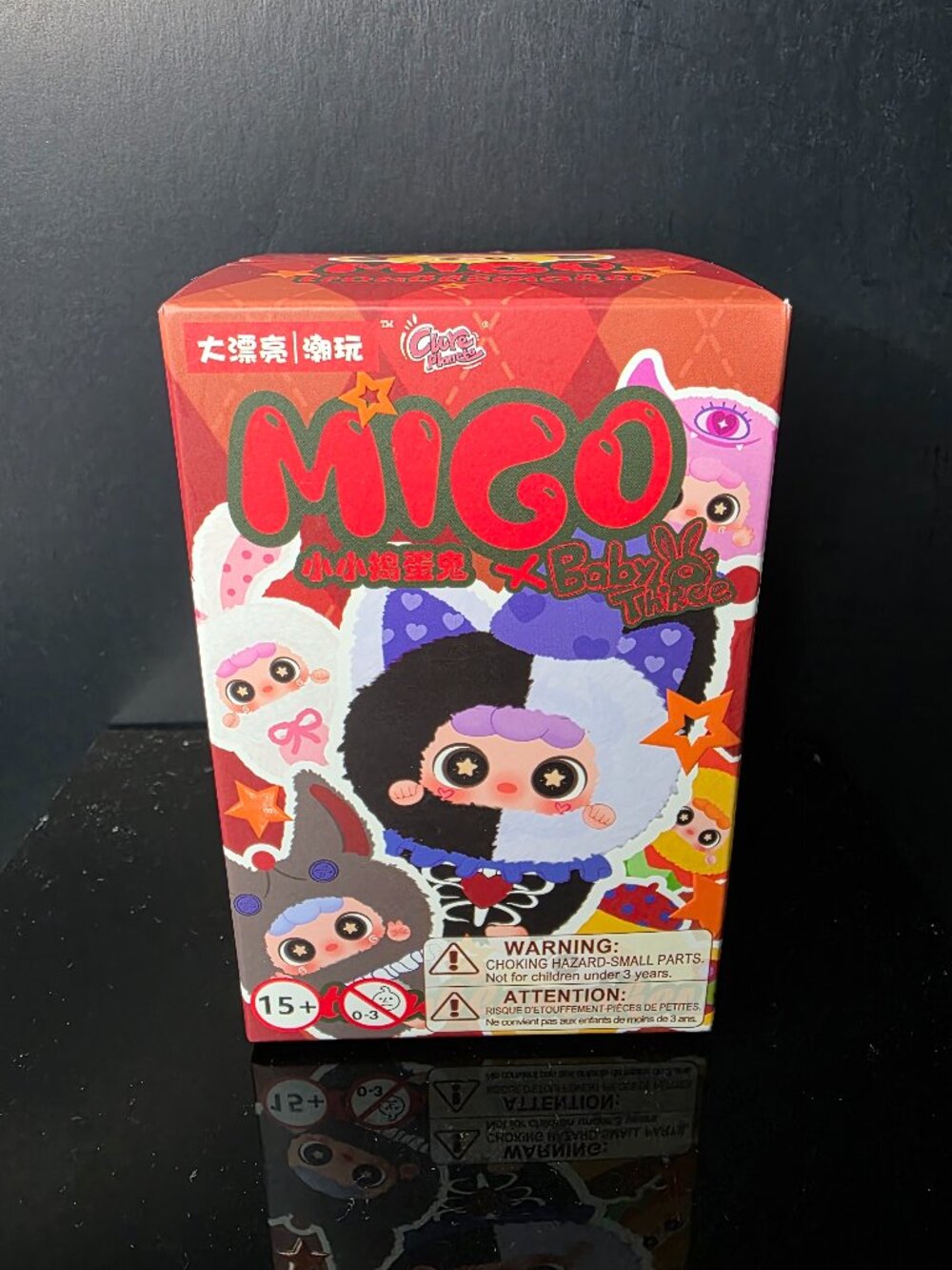 MIGO x Baby Three Blind Box Designer Art Toy Figure Collectible Sealed Box